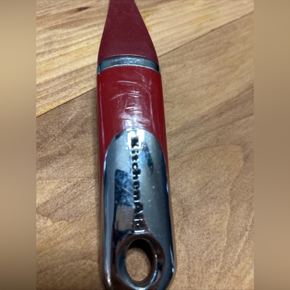 Kitchenaid Red Slotted Kitchen Spatula - Picture 3 of 6